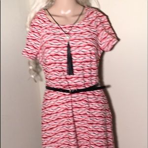 Beige by eci sz 6 A-line Dress Belt not included
